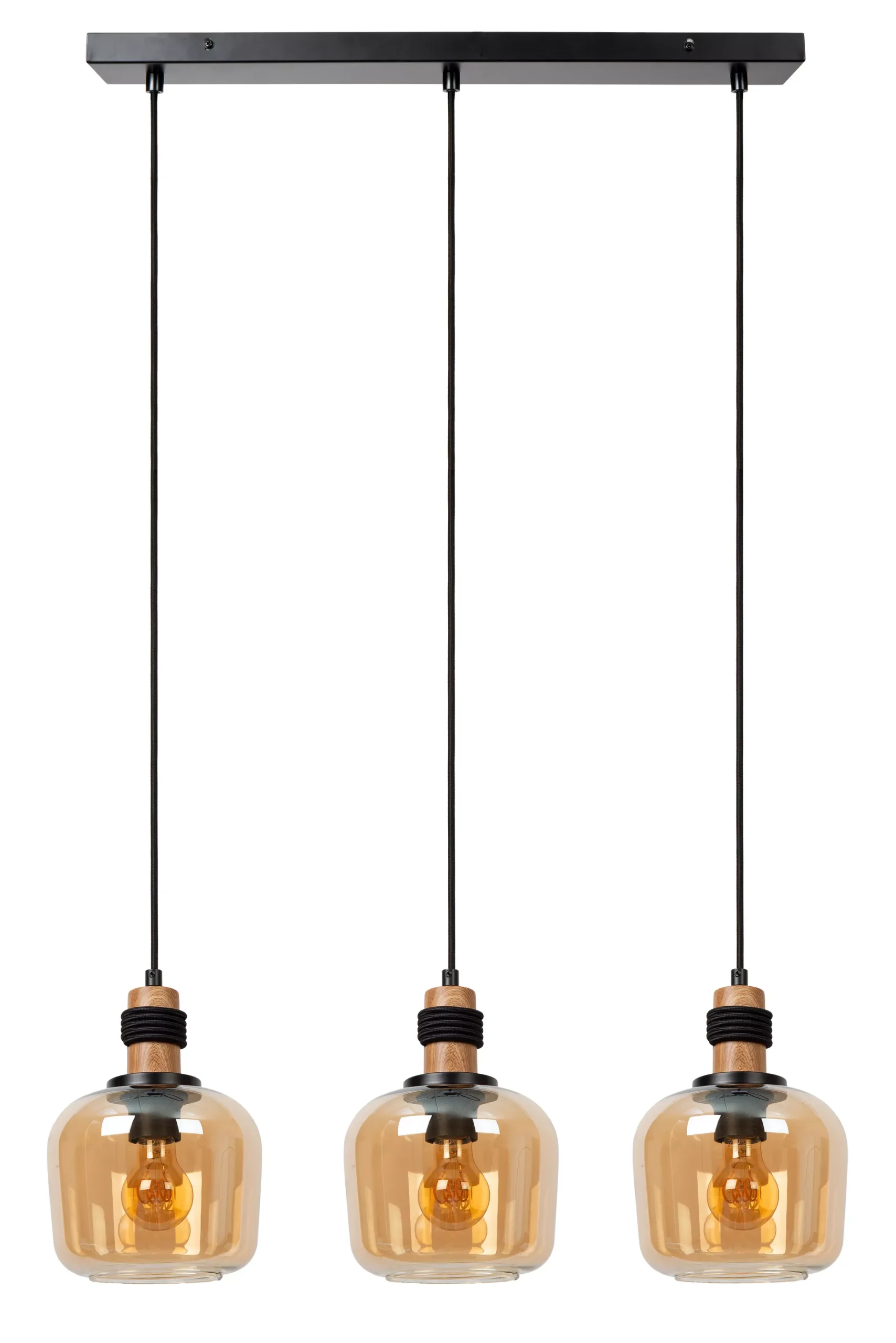 ILONA - Hanglamp - 3xE27 - Amber*Lucide Discount
