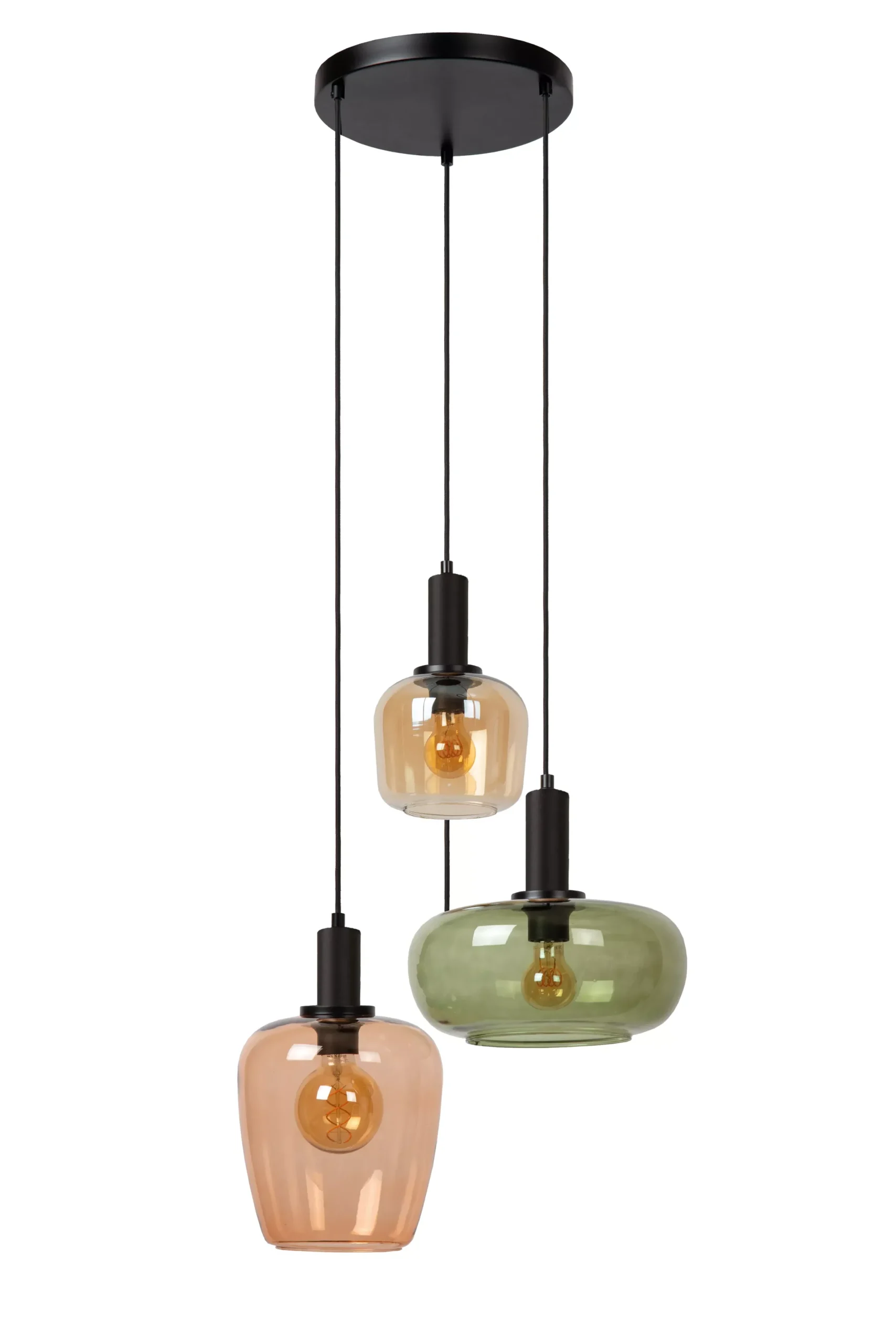 ILONA - Hanglamp - 3xE27 - Zwart*Lucide Cheap
