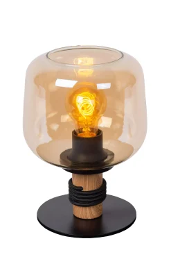 ILONA - Tafellamp - Ø 18 cm - 1xE27 - Amber*Lucide Best Sale