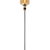 ILONA - Vloerlamp - Ø 34 cm - 1xE27 - Amber*Lucide Fashion