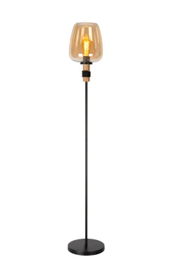 ILONA - Vloerlamp - Ø 34 cm - 1xE27 - Amber*Lucide Fashion