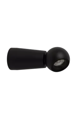 IPSOS - Wandlamp Badkamer - LED - 1x6W 2700K - IP54 - Zwart*Lucide Fashion