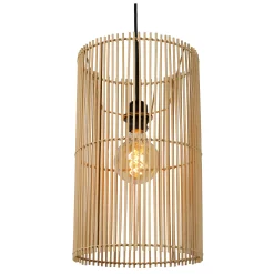JANTINE - Hanglamp - Ø 26 cm - 1xE27 - Naturel*Lucide Online