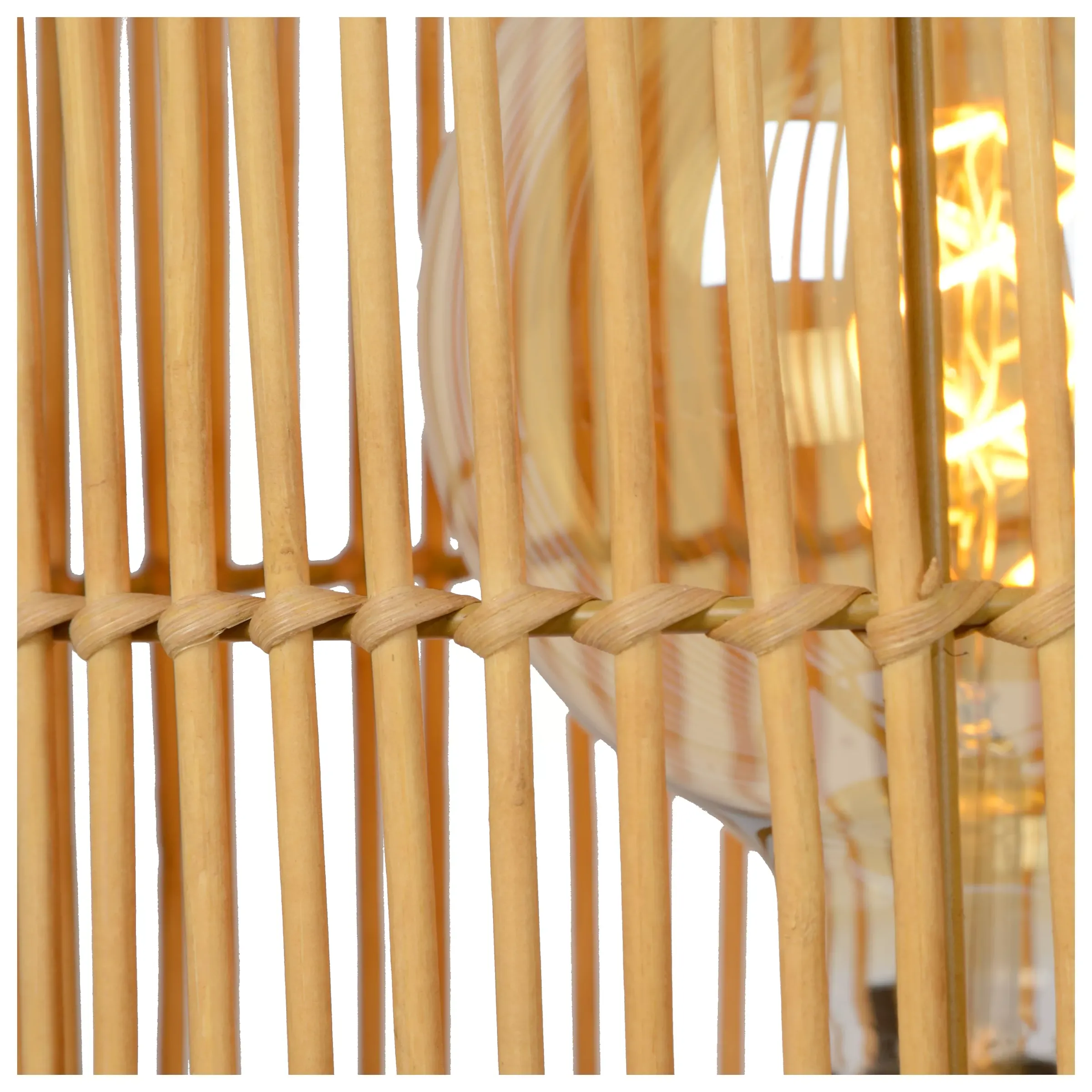JANTINE - Vloerlamp - Ø 30 cm - 1xE27 - Naturel*Lucide Online