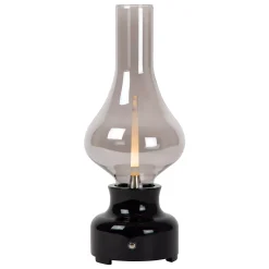 JASON - Oplaadbare Tafellamp - Accu/Batterij - LED 3 StepDim - 1x2W 3000K - Zwart*Lucide Store