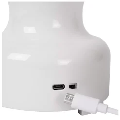 JASON - Oplaadbare Tafellamp - Accu/Batterij - Ø 12 cm - LED 3 StepDim - 1x2W 3000K - Wit*Lucide Sale