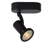 JASTER-LED - Plafondspot - LED - GU10 - 1x5W 2700K - Zwart*Lucide Best