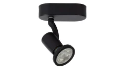 JASTER-LED - Plafondspot - LED - GU10 - 1x5W 2700K - Zwart*Lucide Best
