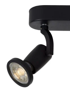 JASTER-LED - Plafondspot - LED - GU10 - 2x5W 2700K - Zwart*Lucide Sale