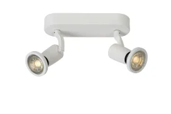 JASTER-LED - Plafondspot - LED - GU10 - 2x5W 2700K - Wit*Lucide Flash Sale