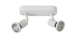 JASTER-LED - Plafondspot - LED - GU10 - 2x5W 2700K - Wit*Lucide Flash Sale