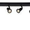 JASTER-LED - Plafondspot - LED - GU10 - 4x5W 2700K - Zwart*Lucide Outlet