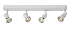 JASTER-LED - Plafondspot - LED - GU10 - 4x5W 2700K - Wit*Lucide Store