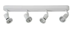 JASTER-LED - Plafondspot - LED - GU10 - 4x5W 2700K - Wit*Lucide Store