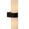 JESSE - Wandlamp Badkamer - 2xG9 - IP44 - Zwart*Lucide Clearance