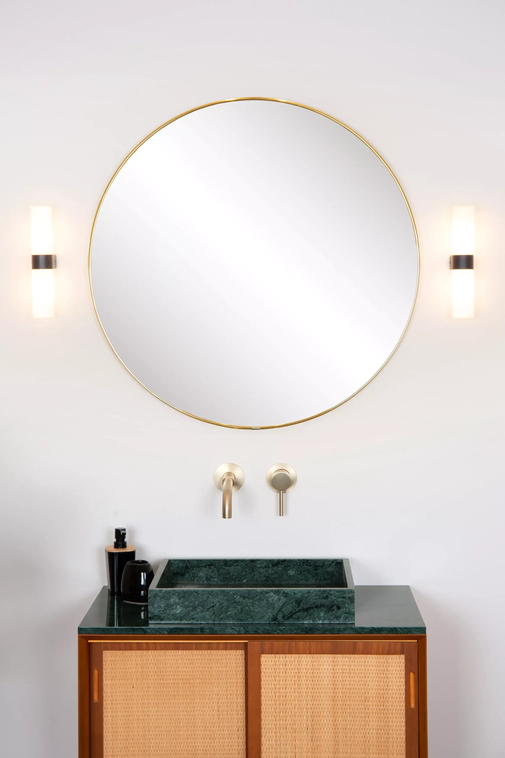 JESSE - Wandlamp Badkamer - 2xG9 - IP44 - Zwart*Lucide Clearance