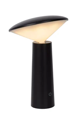 JIVE - Oplaadbare Tafellamp Binnen/Buiten - Accu/Batterij - Ø 13,7 cm - LED Dimb. - 1x3W 2800K/6500K - IP44 - Zwart*Lucide Sale