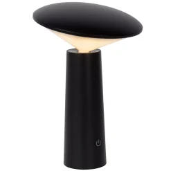 JIVE - Oplaadbare Tafellamp Binnen/Buiten - Accu/Batterij - Ø 13,7 cm - LED Dimb. - 1x3W 2800K/6500K - IP44 - Zwart*Lucide Sale
