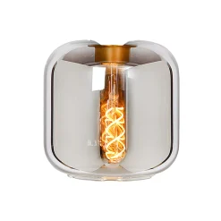 JOANET - Glas - Ø 16 cm - Fumé*Lucide New