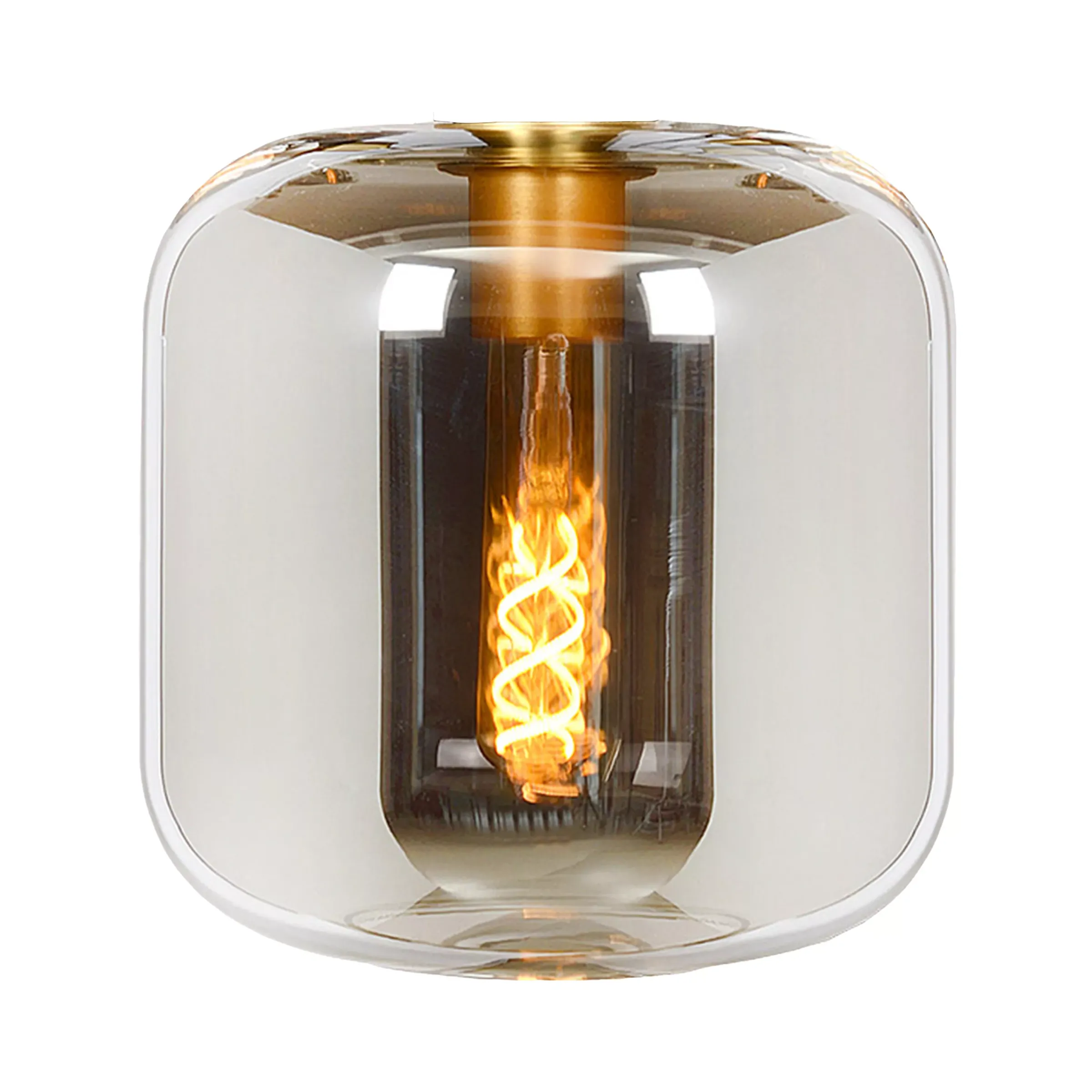 JOANET - Glas - Ø 21 cm - Fumé*Lucide Shop
