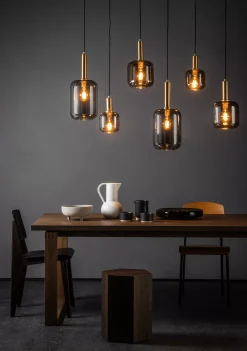 JOANET - Hanglamp - 6xE27 - Fumé*Lucide Best Sale