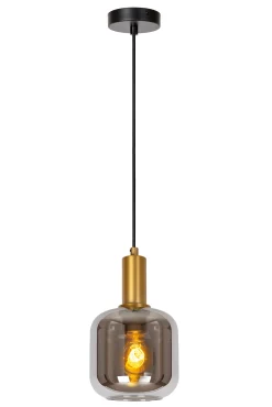 JOANET - Hanglamp - Ø 16 cm - 1xE27 - Fumé*Lucide Best Sale