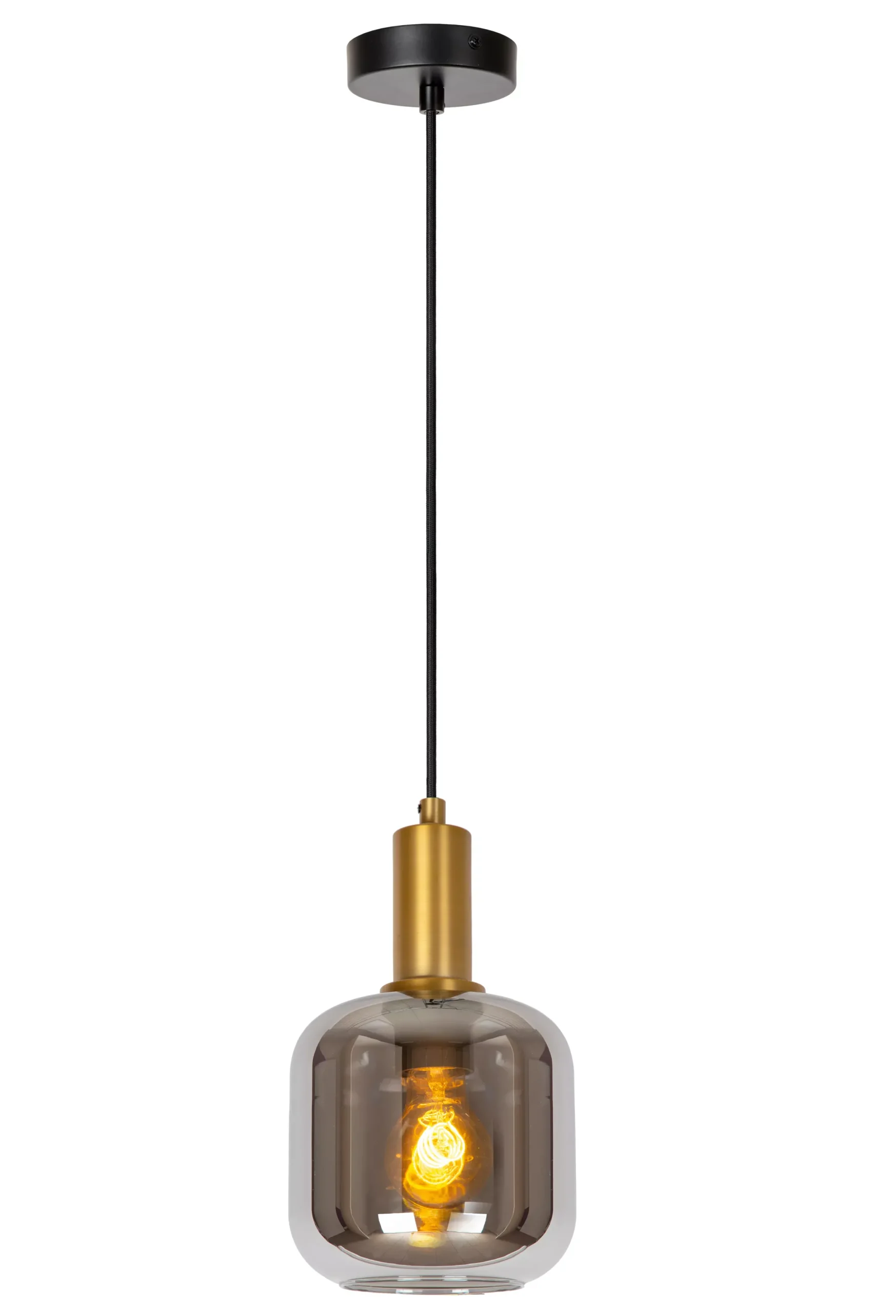 JOANET - Hanglamp - Ø 16 cm - 1xE27 - Fumé*Lucide Best Sale