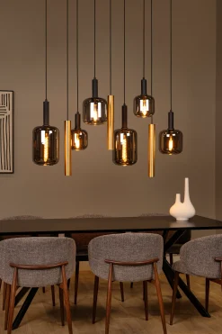 JOANET - Hanglamp - 6xE27 - Koffie*Lucide Shop