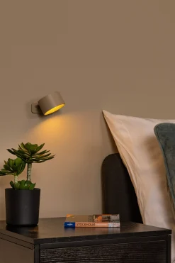 JOLAN - Oplaadbare Bureaulamp - Accu/Batterij - LED Dim to warm - 1x3,5W 2700K/5700K - Taupe*Lucide Flash Sale
