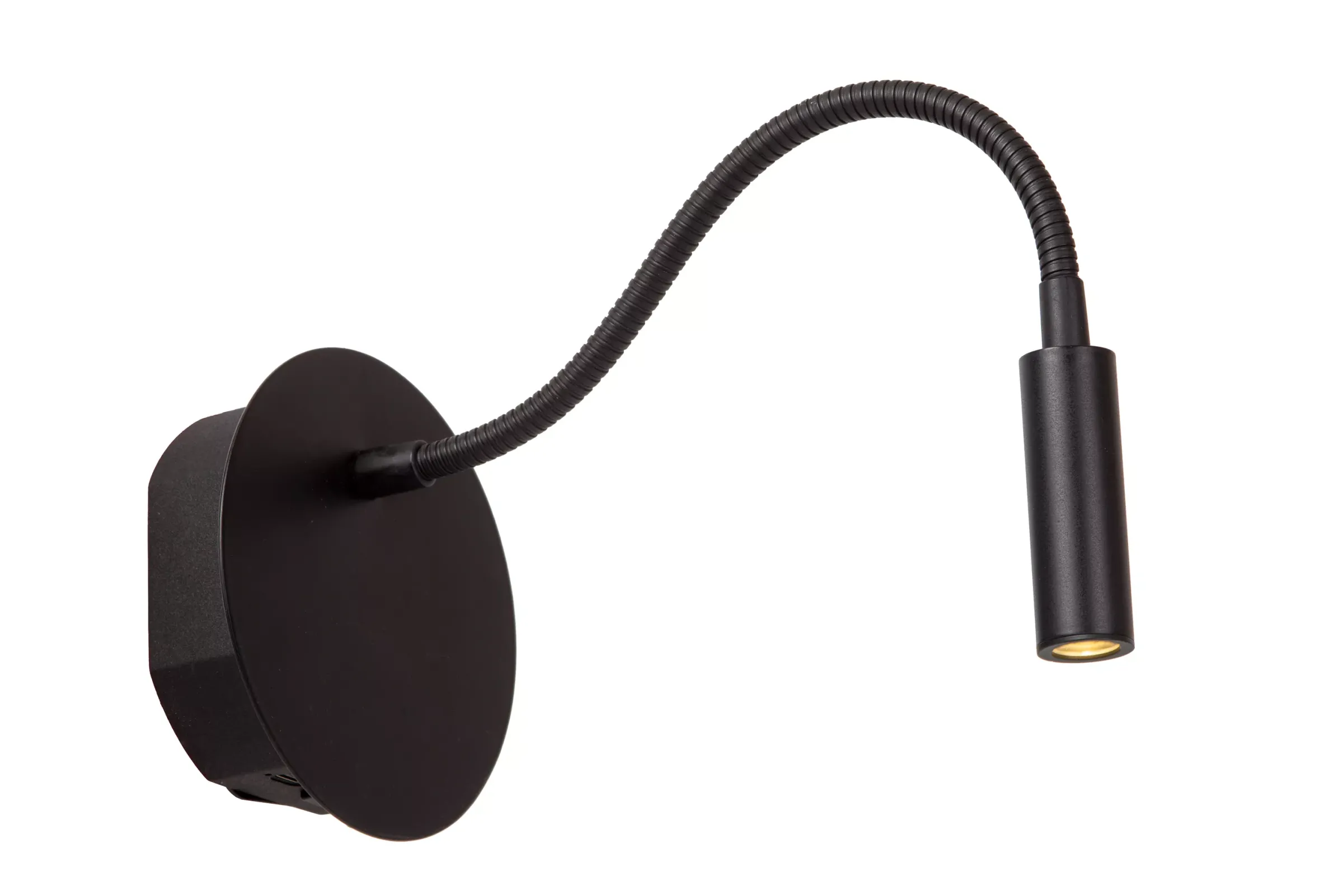 JOLIJN - Oplaadbare Bedlamp / Wandlamp - Accu/Batterij - Ø 11 cm - LED - 1x2W 3000K - Magnetisch - Zwart*Lucide Flash Sale
