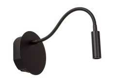 JOLIJN - Oplaadbare Bedlamp / Wandlamp - Accu/Batterij - Ø 11 cm - LED - 1x2W 3000K - Magnetisch - Zwart*Lucide Flash Sale