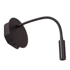 JOLIJN - Oplaadbare Bedlamp / Wandlamp - Accu/Batterij - Ø 11 cm - LED - 1x2W 3000K - Magnetisch - Zwart*Lucide Flash Sale