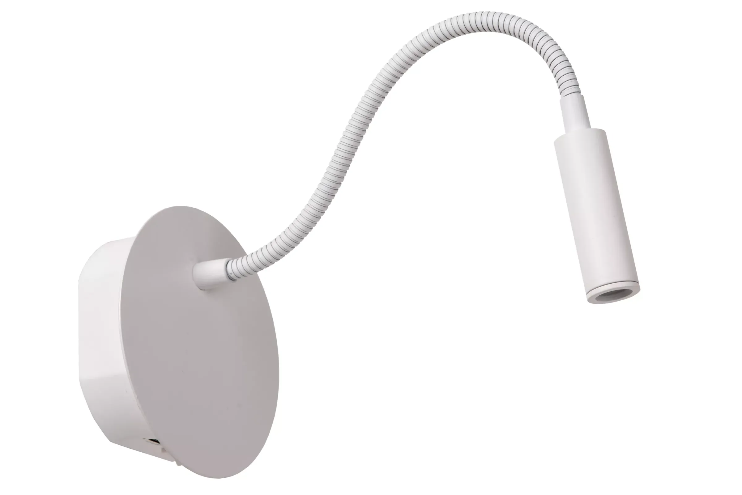 JOLIJN - Oplaadbare Bedlamp / Wandlamp - Accu/Batterij - Ø 11 cm - LED - 1x2W 3000K - Magnetisch - Wit*Lucide Hot
