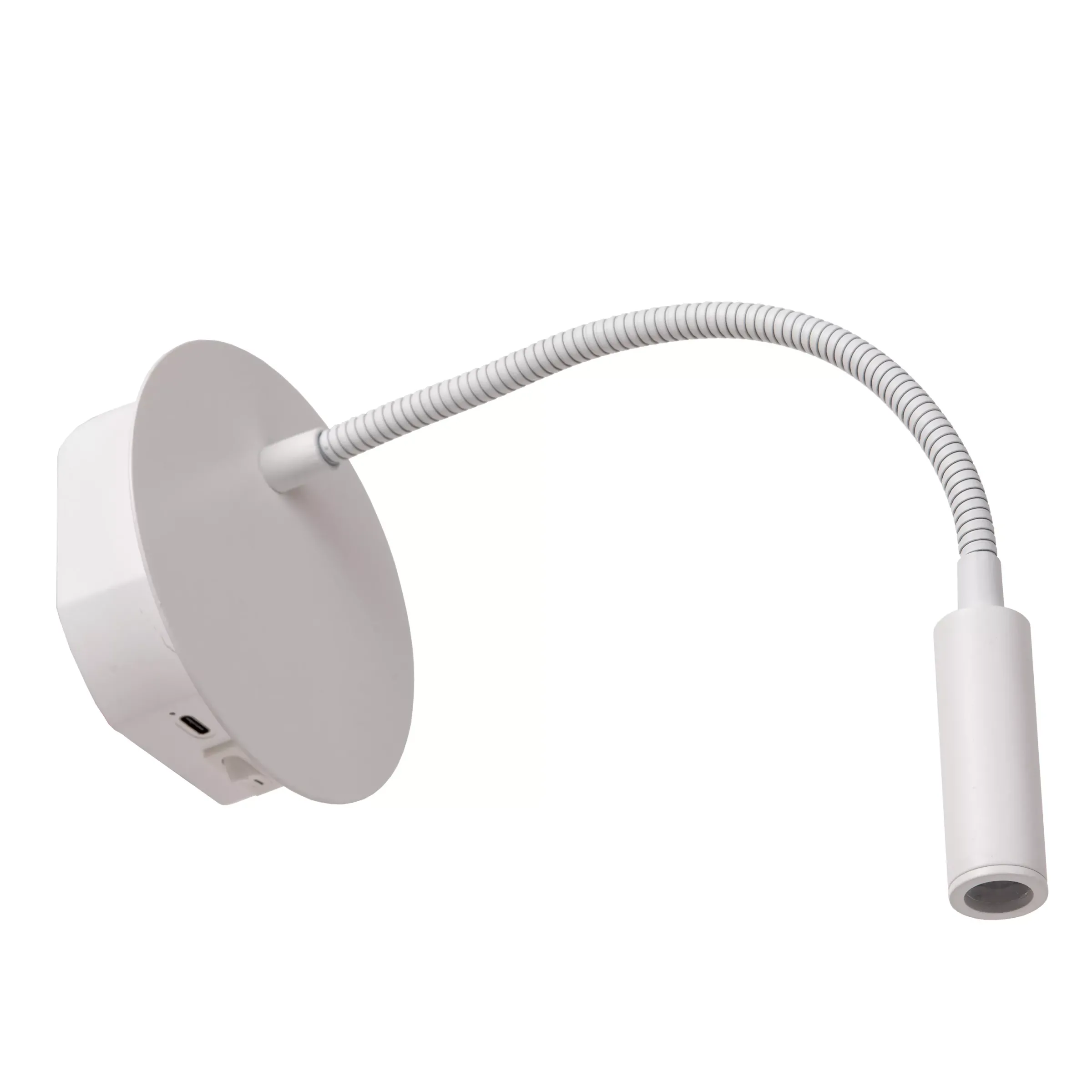 JOLIJN - Oplaadbare Bedlamp / Wandlamp - Accu/Batterij - Ø 11 cm - LED - 1x2W 3000K - Magnetisch - Wit*Lucide Hot