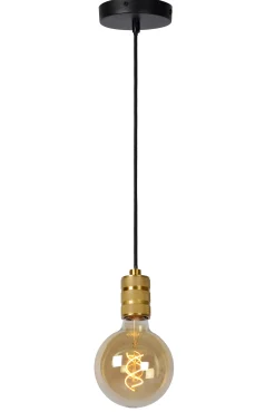 JOVA - Hanglamp - Ø 12 cm - 1xE27 - Mat Goud / Messing*Lucide Discount