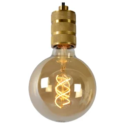 JOVA - Hanglamp - Ø 12 cm - 1xE27 - Mat Goud / Messing*Lucide Discount