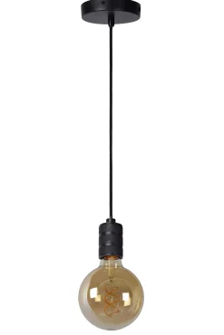 JOVA - Hanglamp - Ø 10 cm - 1xE27 - Zwart*Lucide Online