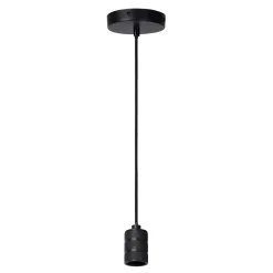 JOVA - Hanglamp - Ø 10 cm - 1xE27 - Zwart*Lucide Online
