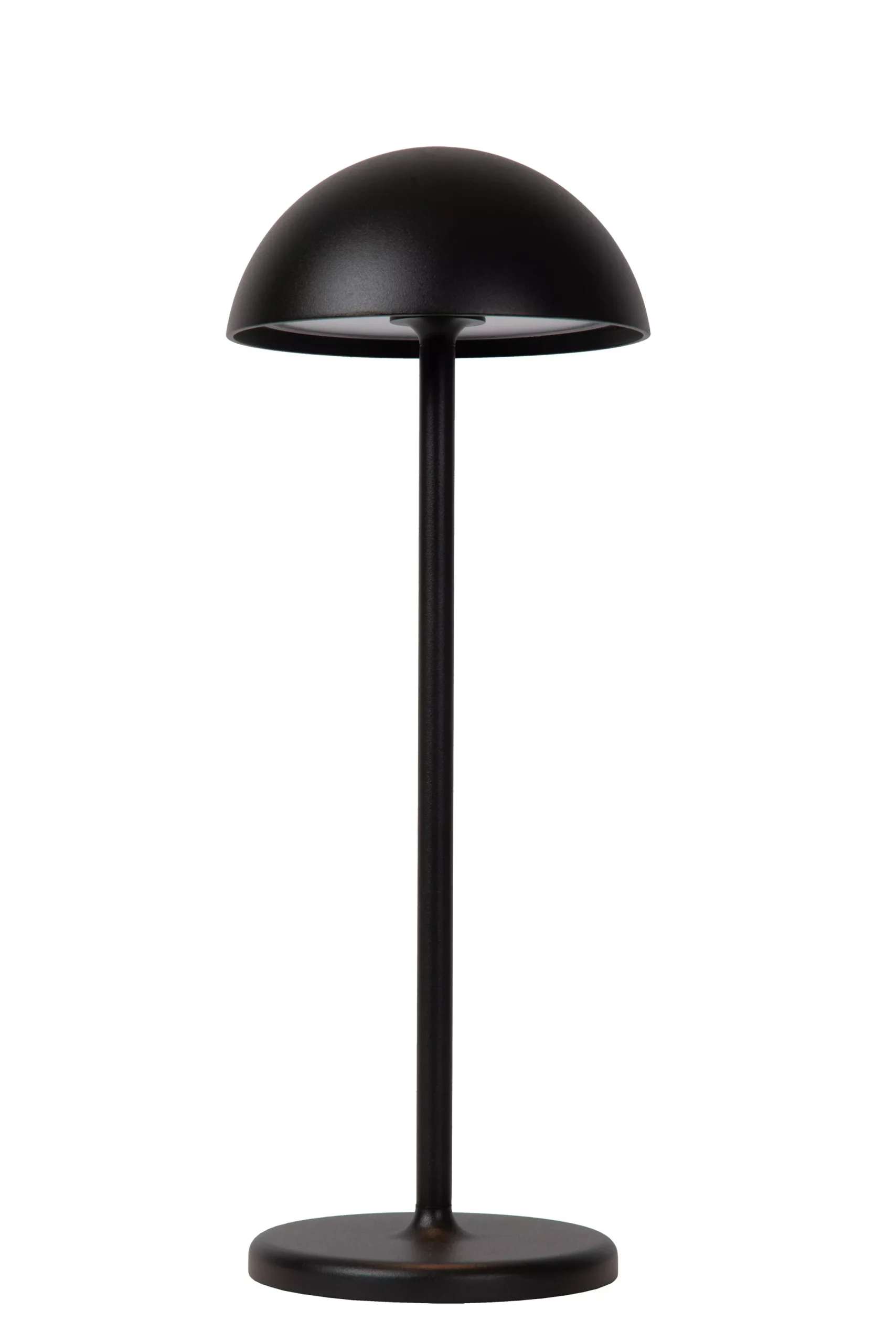 JOY - Oplaadbare Tafellamp Binnen/Buiten - Accu/Batterij - Ø 12 cm - LED Dimb. - 1x1,5W 3000K - IP54 - Zwart*Lucide Flash Sale