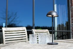 JOY - Oplaadbare Tafellamp Binnen/Buiten - Accu/Batterij - Ø 12 cm - LED Dimb. - 1x1,5W 3000K - IP54 - Zwart*Lucide Flash Sale