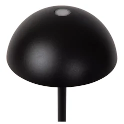 JOY - Oplaadbare Tafellamp Binnen/Buiten - Accu/Batterij - Ø 12 cm - LED Dimb. - 1x1,5W 3000K - IP54 - Zwart*Lucide Flash Sale