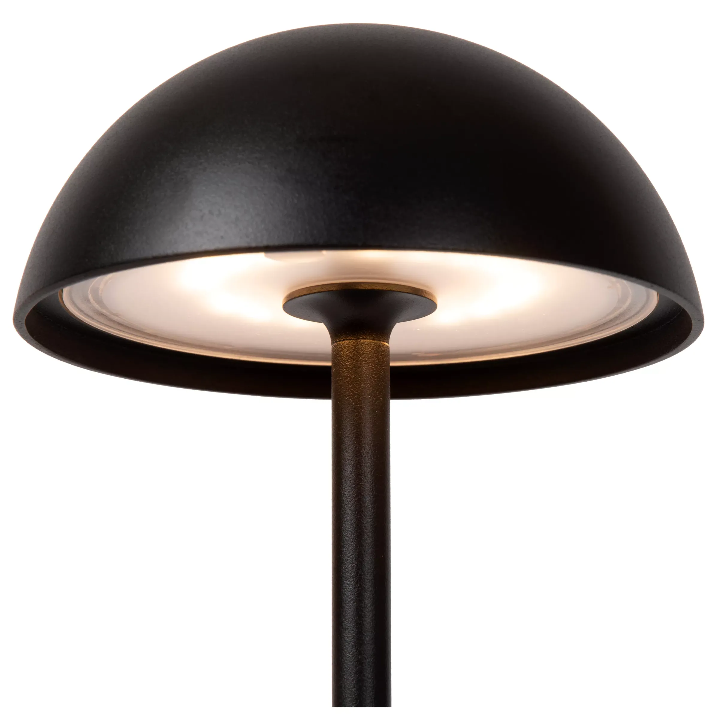 JOY - Oplaadbare Tafellamp Binnen/Buiten - Accu/Batterij - Ø 12 cm - LED Dimb. - 1x1,5W 3000K - IP54 - Zwart*Lucide Flash Sale
