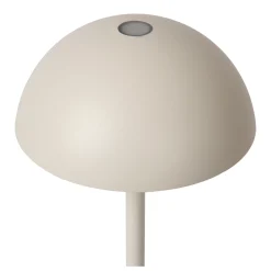 JOY - Oplaadbare Tafellamp Binnen/Buiten - Accu/Batterij - Ø 12 cm - LED Dimb. - 1x1,5W 3000K - IP54 - Wit*Lucide Discount