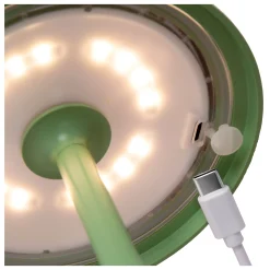 JOY - Oplaadbare Tafellamp Binnen/Buiten - Accu/Batterij - Ø 12 cm - LED Dimb. - 1x1,5W 3000K - IP54 - Groen*Lucide Sale