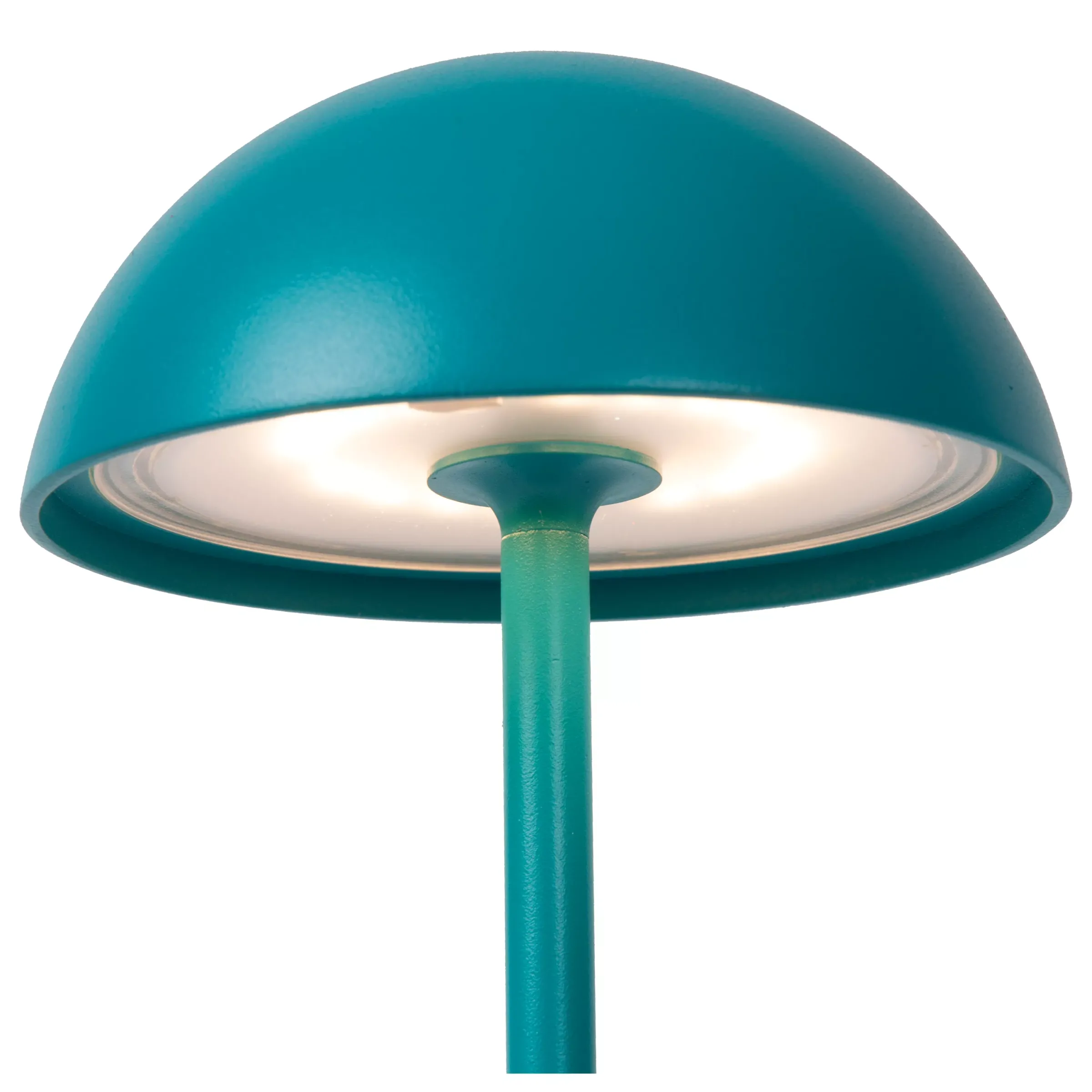JOY - Oplaadbare Tafellamp Binnen/Buiten - Accu/Batterij - Ø 12 cm - LED Dimb. - 1x1,5W 3000K - IP54 - Turkoois*Lucide Outlet