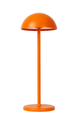 JOY - Oplaadbare Tafellamp Binnen/Buiten - Accu/Batterij - Ø 12 cm - LED Dimb. - 1x1,5W 3000K - IP54 - Oranje*Lucide New