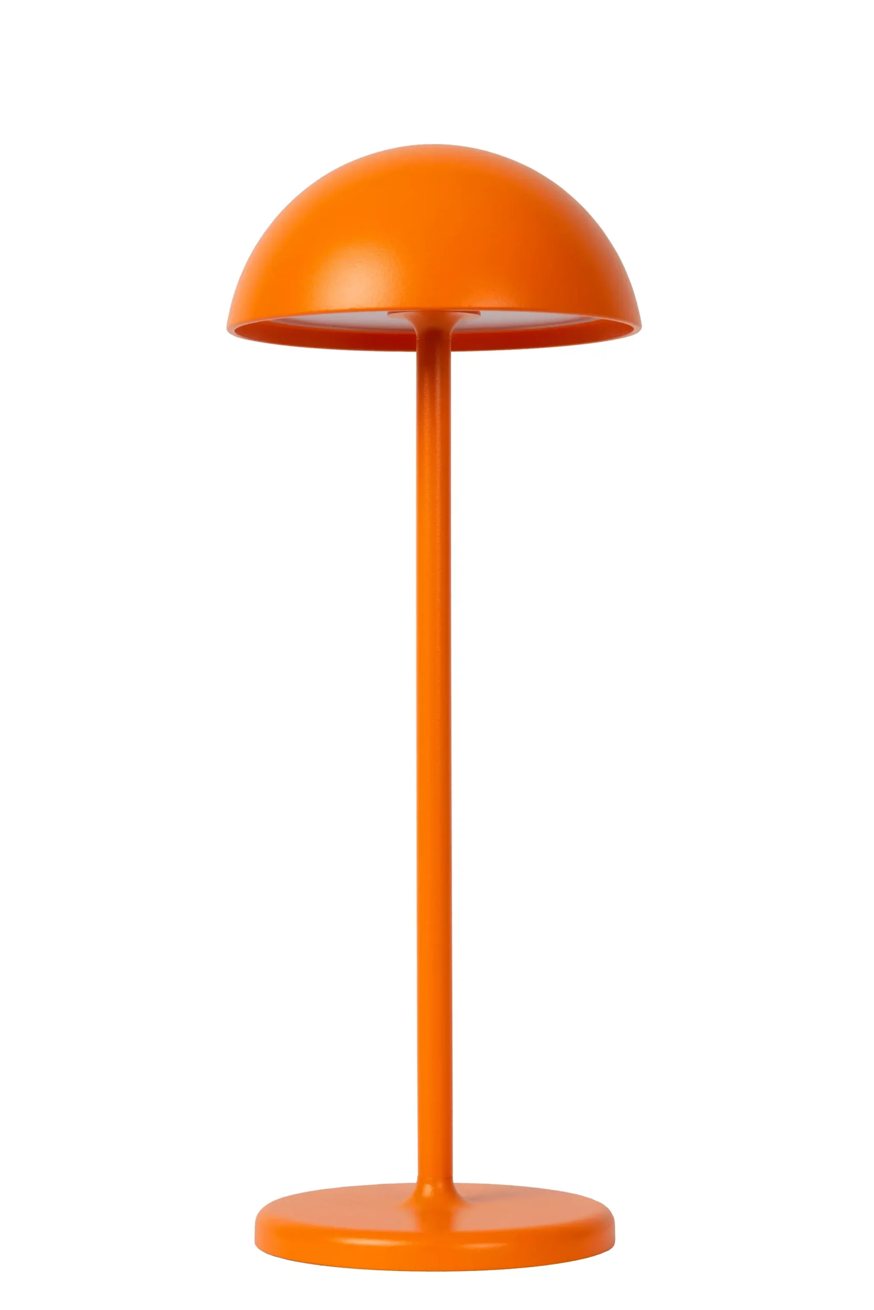 JOY - Oplaadbare Tafellamp Binnen/Buiten - Accu/Batterij - Ø 12 cm - LED Dimb. - 1x1,5W 3000K - IP54 - Oranje*Lucide New