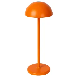 JOY - Oplaadbare Tafellamp Binnen/Buiten - Accu/Batterij - Ø 12 cm - LED Dimb. - 1x1,5W 3000K - IP54 - Oranje*Lucide New