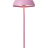 JOY - Oplaadbare Tafellamp Binnen/Buiten - Accu/Batterij - Ø 12 cm - LED Dimb. - 1x1,5W 3000K - IP54 - Roze*Lucide Discount