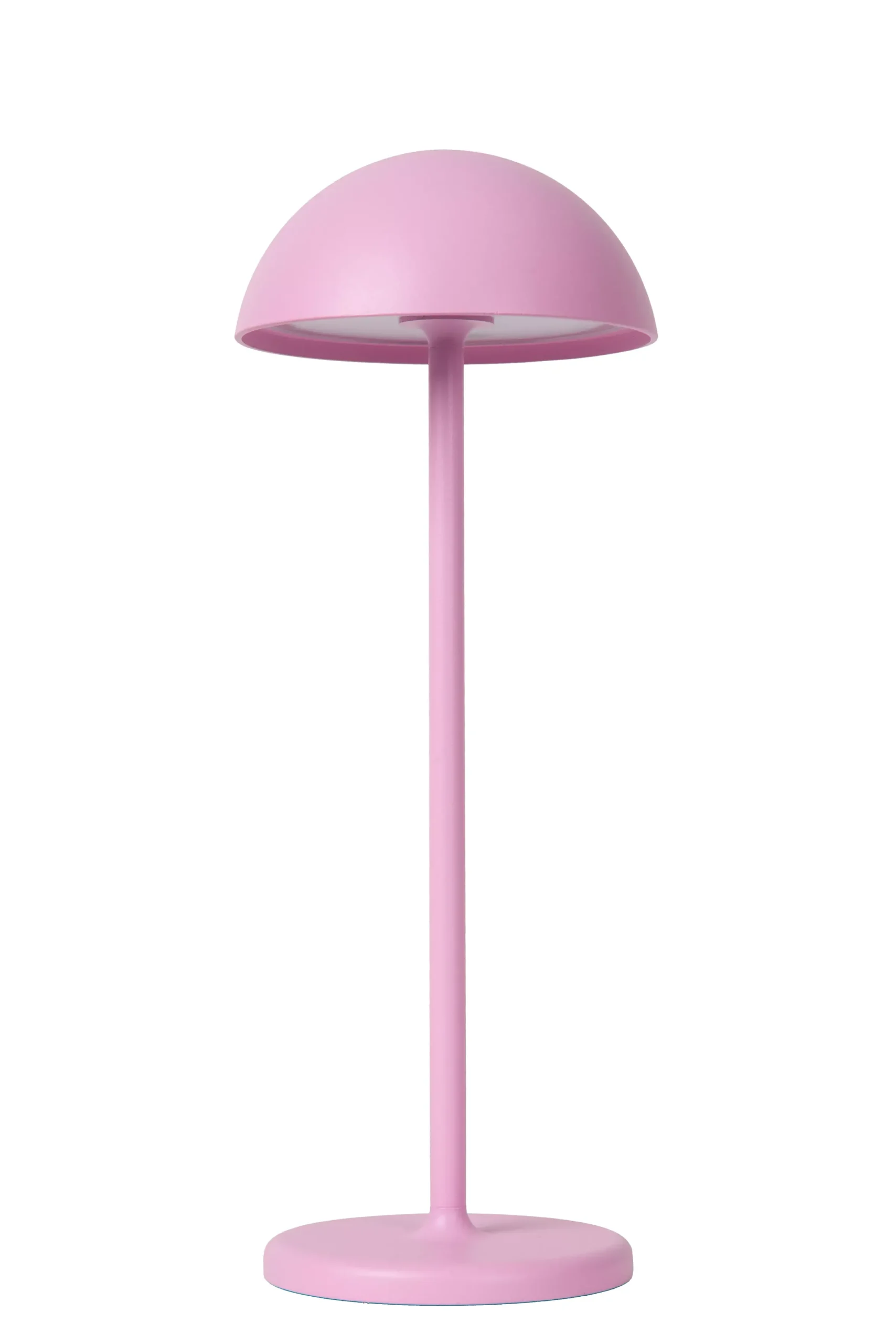 JOY - Oplaadbare Tafellamp Binnen/Buiten - Accu/Batterij - Ø 12 cm - LED Dimb. - 1x1,5W 3000K - IP54 - Roze*Lucide Discount